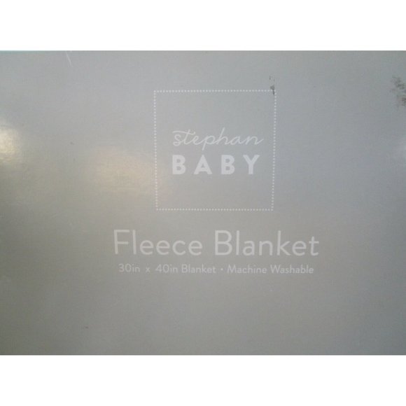 Stephan Baby Playful Posies Pink Pansy Flowers Fleece Baby Blanket 30" X 40" New - Picture 5 of 10